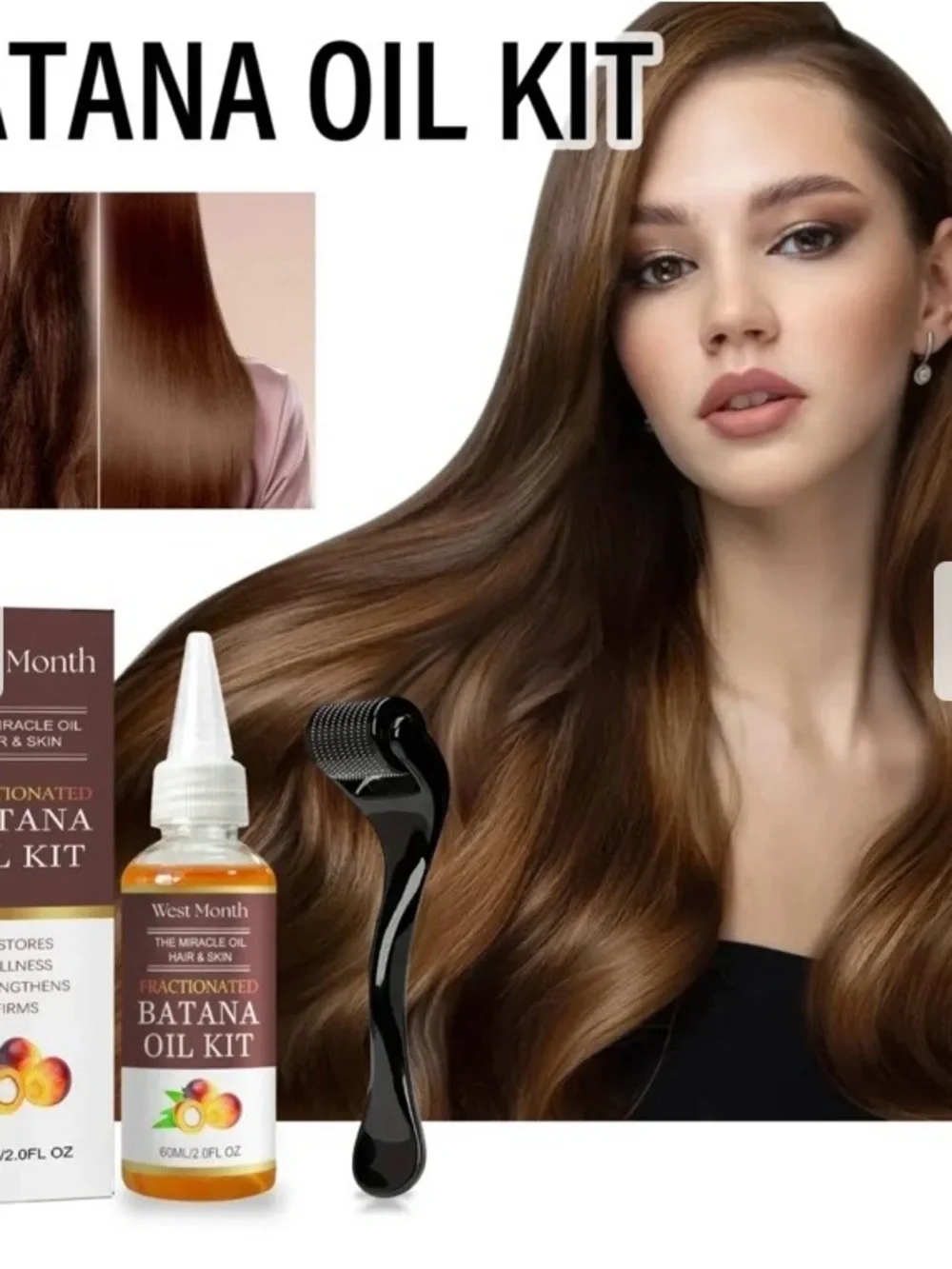 West Month Fractionated Batana Oil Kit  (60ml)